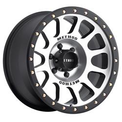 Method Race Wheels MR305 NV Machined Face with Matte Black Lip Wheels 16x8