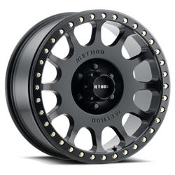 Method Race Wheels MR105 Beadlock Matte Black Wheels 17x9