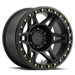 Method Race Wheels MR106 Beadlock Matte Black Wheels 17x9