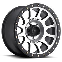 Method Race Wheels MR305 NV Machined Face with Matte Black Lip Wheels 18x9