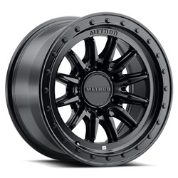 Method Race Wheels MR711-HD Bead Grip Matte Black Wheels MR71178560500H