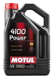 15W50 Motul 4100 Power Motor Oil 100273