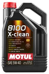 5W40 Motul 8100 X-Clean Motor Oil 102051