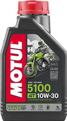 10w30 Motul 5100 4T Motorcycle Oil 104062