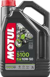 10w50 Motul 5100 4T Motorcycle Oil 104076