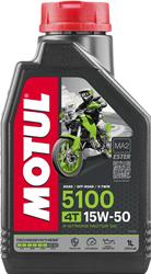 15w50 Motul 5100 4T Motorcycle Oil 104080