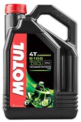 15w50 Motul 5100 4T Motorcycle Oil 104083-4
