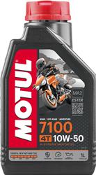 10W50 Motul 7100 4T Motorcycle Oil 104097