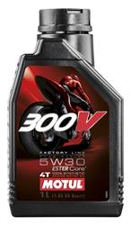 5w30 Motul 300V Synthetic Factory Line Road Racing Motorcycle Oil 104108