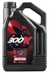 5W30 Motul 300V Synthetic Factory Line Road Racing Motorcycle Oil 104111