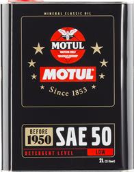 50 Motul Classic Motor Oil 104510-6