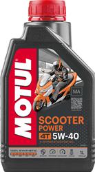 5w40 Motul 4T Scooter Power Synthetic Engine Oil 105958
