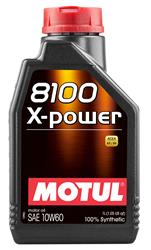 10W60 Motul 8100 X-Power Motor Oil 106142