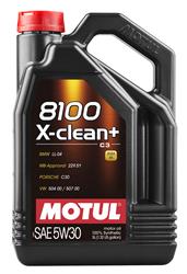 5W30 Motul 8100 X-Clean Motor Oil 106377