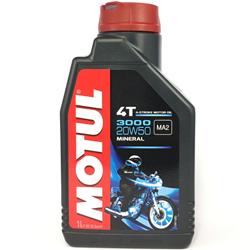 20w50 Motul 3000 4T Motorcycle Oil 107318-12