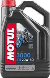 20W50 Motul 3000 4T Motorcycle Oil 107319