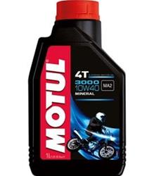10w40 Motul 3000 4T Motorcycle Oil 107672-12