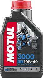 10w40 Motul 3000 4T Motorcycle Oil 107672
