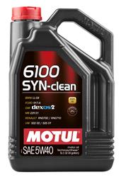 5w40 Motul 6100 Syn-Clean Engine Oil 107943-4