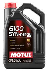 5W30 Motul 6100 Syn-Nergy Engine Oil 107972