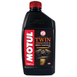 20W50 Motul 4T Twin Synthetic Motorcycle Oil 108061-12