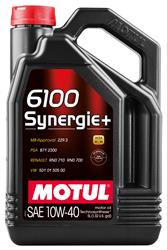 10W40 Motul 6100 Synergie Motor Oil 108647