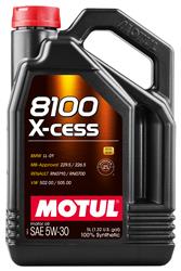 5W30 Motul 8100 X-cess Motor Oil 108946