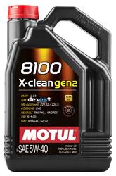 Motul 8100 X-Clean Gen 2 Motor Oil