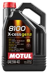 5w40 Motul 8100 X-Cess Gen 2 Motor Oil 109776
