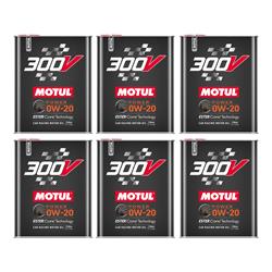 0W20 Motul 300V Synthetic Power/Power Racing Motor Oil 110813-6