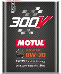 0W20 Motul 300V Synthetic Power/Power Racing Motor Oil 110813