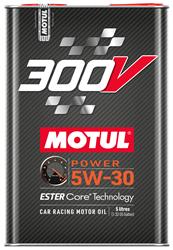 5W30 Motul 300V Synthetic Power/Power Racing Motor Oil 110815