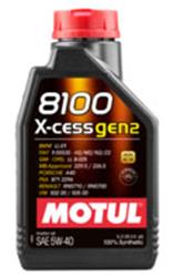 5W40 Motul 8100 X-Cess Gen 2 Motor Oil 110904