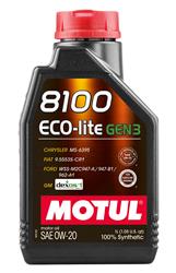 0w20 Motul 8100 Eco-Lite Motor Oil 111363