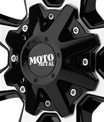 Moto Metal Wheel Center Caps MO479K95-SB
