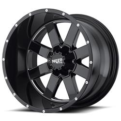 Moto Metal Series MO962 Gloss Black Wheels with Milled Spokes 20x12