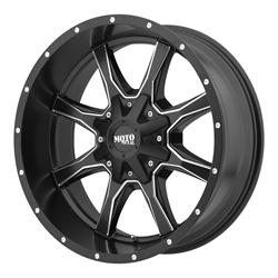 Moto Metal Series MO970 Satin Black Wheels with Milled Spokes 18x10