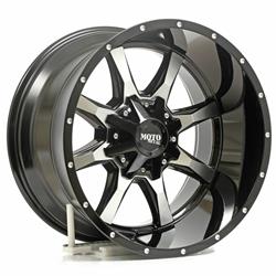 Moto Metal Series MO970 Gloss Black with Machined Face Wheels 20x12