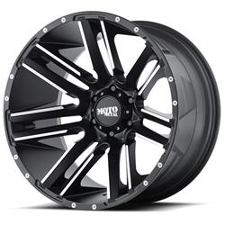 Moto Metal Series MO978 Razor Satin Black Wheels with Machined Accents 18x9