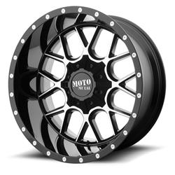 Moto Metal Series MO986 Siege Gloss Black Wheels with Machined Spokes