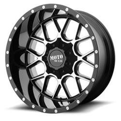 Moto Metal Series MO986 Siege Gloss Black Wheels with Machined Spokes 20x9