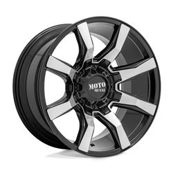 Moto Metal Series MO804 Spider Gloss Black Wheels with Machined Face 20x10