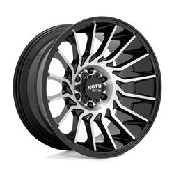 Moto Metal Series MO807 Gloss Black Wheels with Machined Face 22x12
