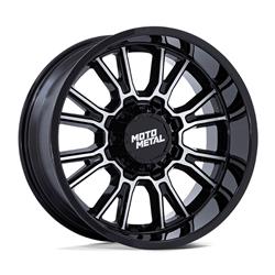 Moto Metal Series MO810 Legacy Gloss Black Wheels with Machined Face 17x9