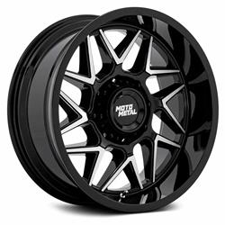 Moto Metal Series MO812 Turbine Gloss Black Wheels with Machined Face 20x9