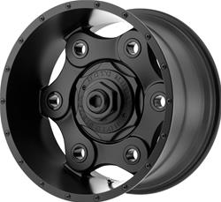 Moto Metal Series MO977 Link Satin Black Wheels with Machined Accents 18x10