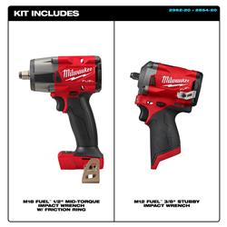 Milwaukee M18 FUEL Tier 2 Cordless Tool Bundles 2022-T2-B8