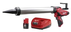 Milwaukee M12 Aluminum Barrel Sausage-Style Caulk and Adhesive Guns 2442-21