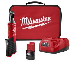 Milwaukee Tool MWK-2457-21 Milwaukee M12 Cordless 3/8 in. Ratchets