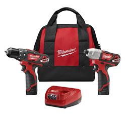 Milwaukee M12 FUEL Cordless Lithium-Ion 2-Tool Combo Kits 2497-22